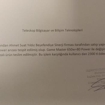 Sinerji Bilgisayar'da Her Şey Ürünü Satana Kadar