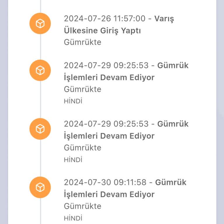 Hepsiburada Kargo 7-8 Gündür Gümrükte