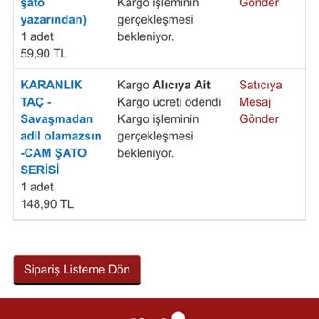 NadirKitap Stokta Olmayan Kitabın Satışı Konulması