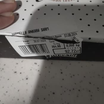 Akyurt Süpermarket Akyurt Şentepe Şubesi Bozuk Gıda!