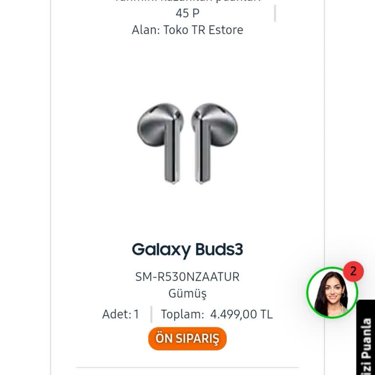 Samsung Buds3 Ürünümü Yollamıyor