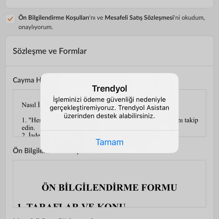 Trendyol Hesabımı Askıya Aldı