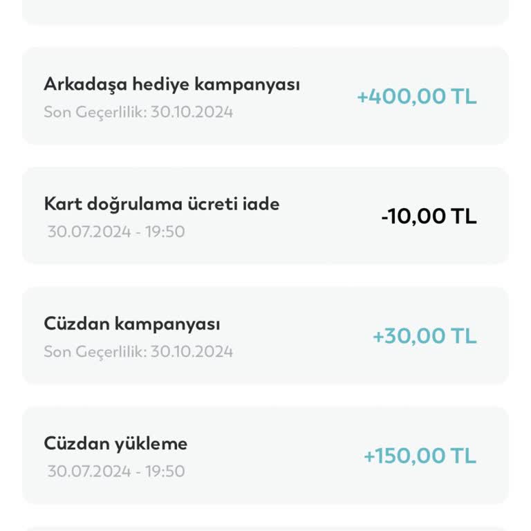 BinBin Bakiye İadesi Talep Ediyorum
