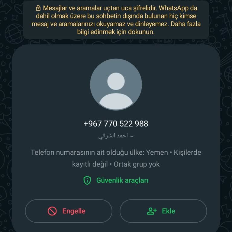 WhatsApp Kripto (toksti.com) Mesajı