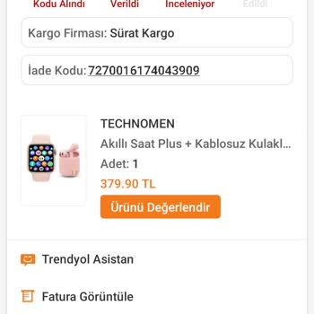 Technomen Ürünü Gönderdim Param Gelmedi