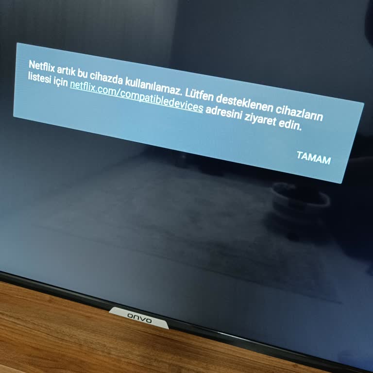 Onvo TV De Netflix Desteklenmemesi