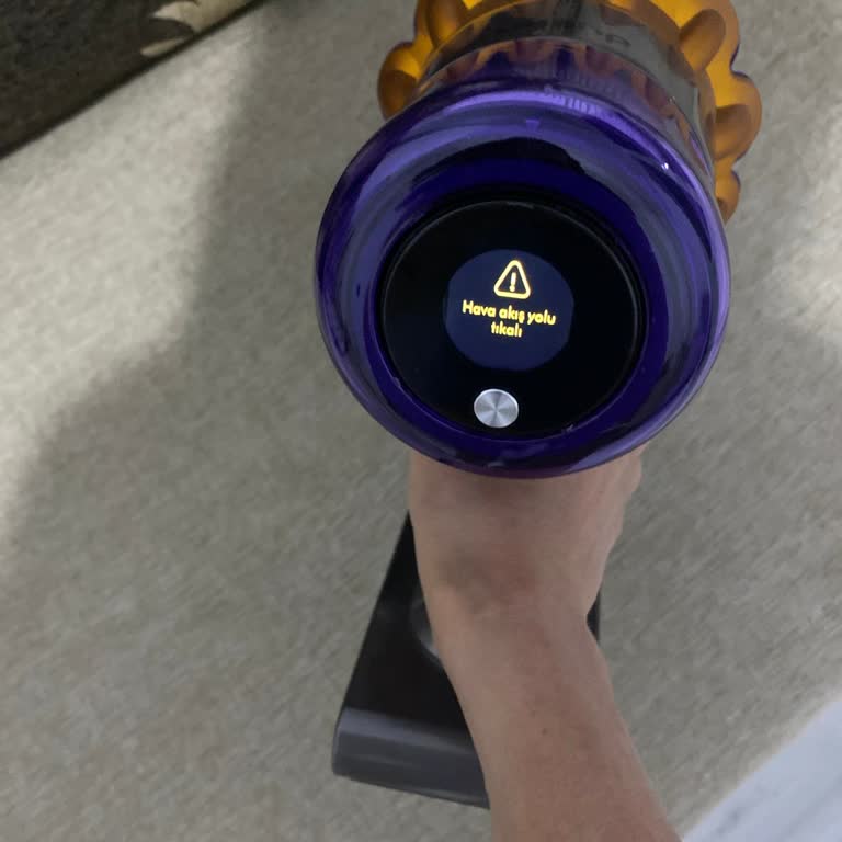 Dyson V15 Hava Akışı Tıkalı Uyarısı