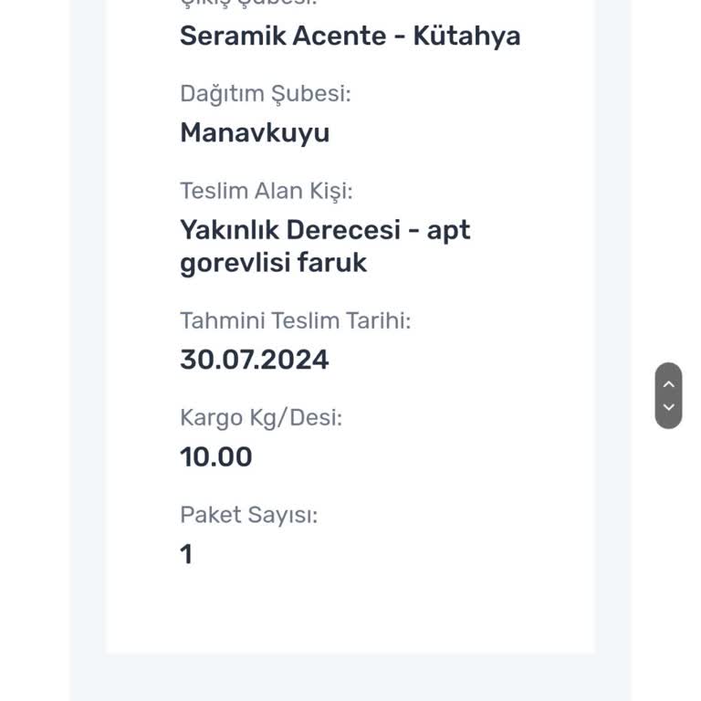 Sürat Kargo Benim Kargom Kayıp