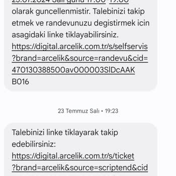 Osmaniye Arçelik Servisi Arıza Çözmüyor Ve Randevuya Gelmiyor