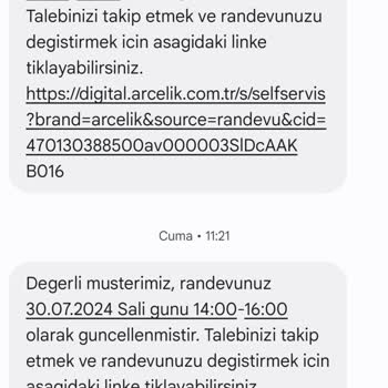 Osmaniye Arçelik Servisi Arıza Çözmüyor Ve Randevuya Gelmiyor