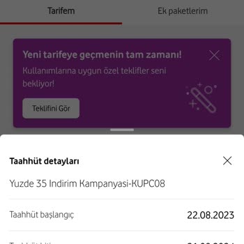 Vodafone Yanlış Bilgilendirme Nedeniyle Ek Ücret Ve Taahhüt Kaybı