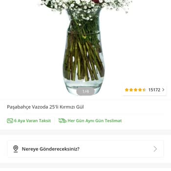 Çiçek Sepeti Çok Küçük Güller