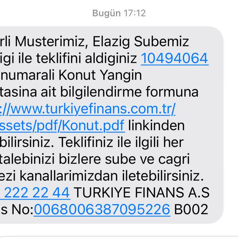 Türkiye Finans Zorla Sigorta Kesiyor