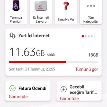 Vodafone GB Larımı Kaldırdı