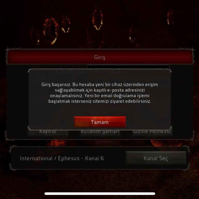 Royale Online Doğrulama Kodu Gelmiyor