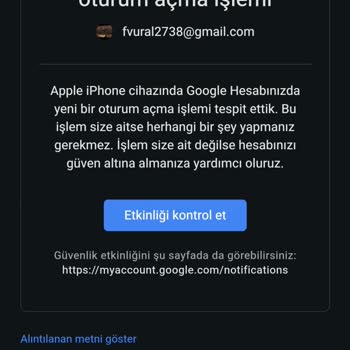 Google Hesabım Çalındı