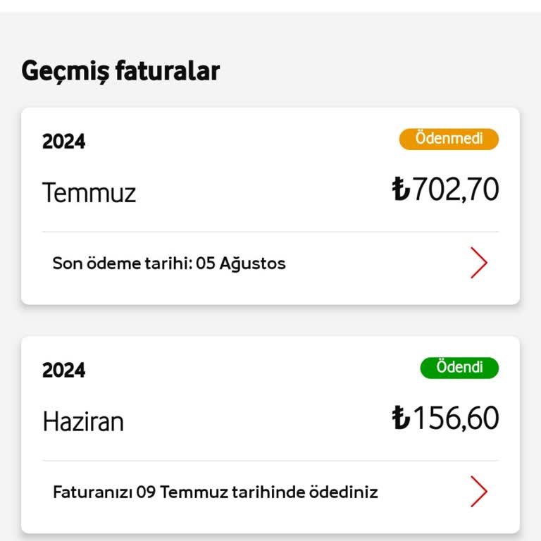 Vodafone Fahiş Kazanç Haksız Tutar