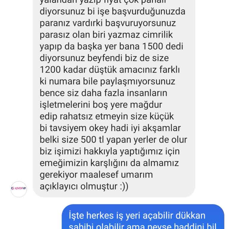 Aden Vip Güzellik Merkezi Saygısız Davranılması Nasıl Konuşulacağını Bilmiyorlar