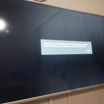 Onvo Televizyonumda Netflix Kullanılamaz Hatası Alıyorum