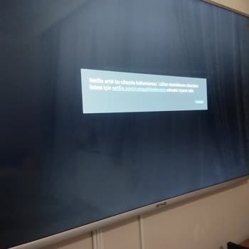 Onvo Televizyonumda Netflix Kullanılamaz Hatası Alıyorum