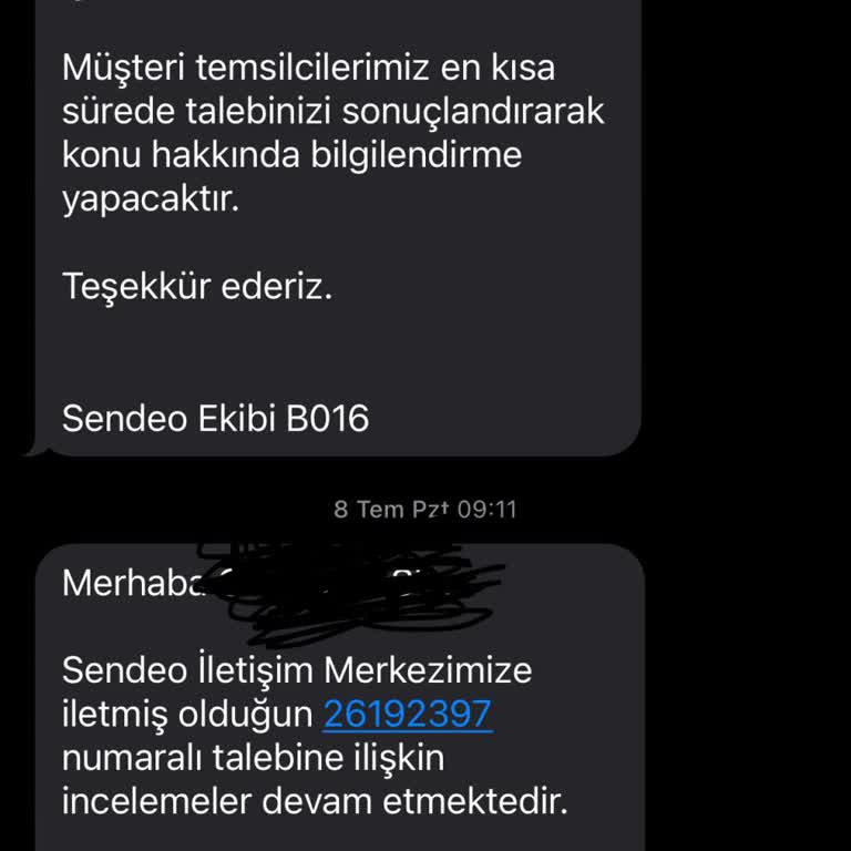 Sendeo Kargo 6 Kolilik Gönderiyi 5koli Olarak Getirdi 1koli Hala Kayıp
