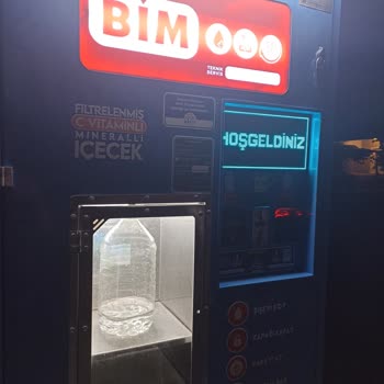BİM Erikli Mağazası Su Matik Cihazı