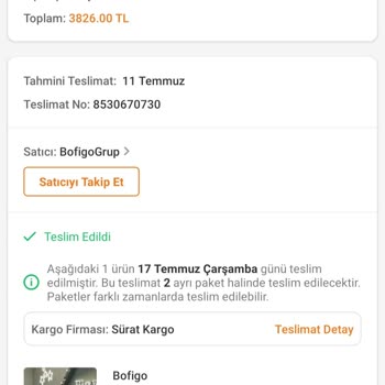 Bofigo 12 Sepetli Dlp Aldım Sepetleri 20 Günde Ve Yanlış Gönderildi!