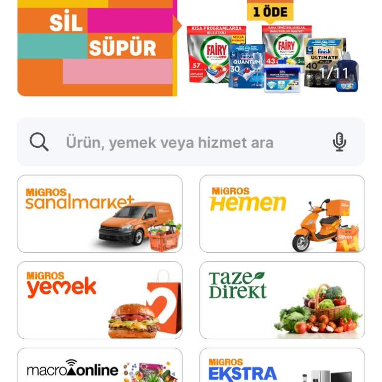 Migros Sanal Market Hesabımı Kapattı