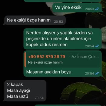 Şira Mobilya Yanlış Ve Hasarlı Ürün Teslimatı, Müşteri Hizmetlerinde Sorun