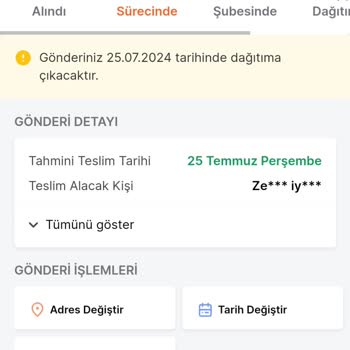 Trendyol Express Sipariş 20 Gündür Yolda Görünüyor.