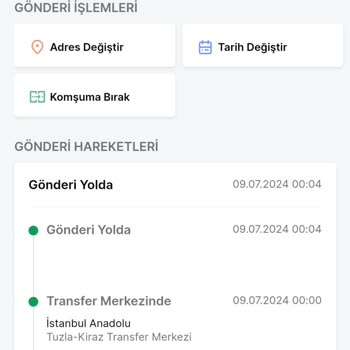 Trendyol Express Sipariş 20 Gündür Yolda Görünüyor.