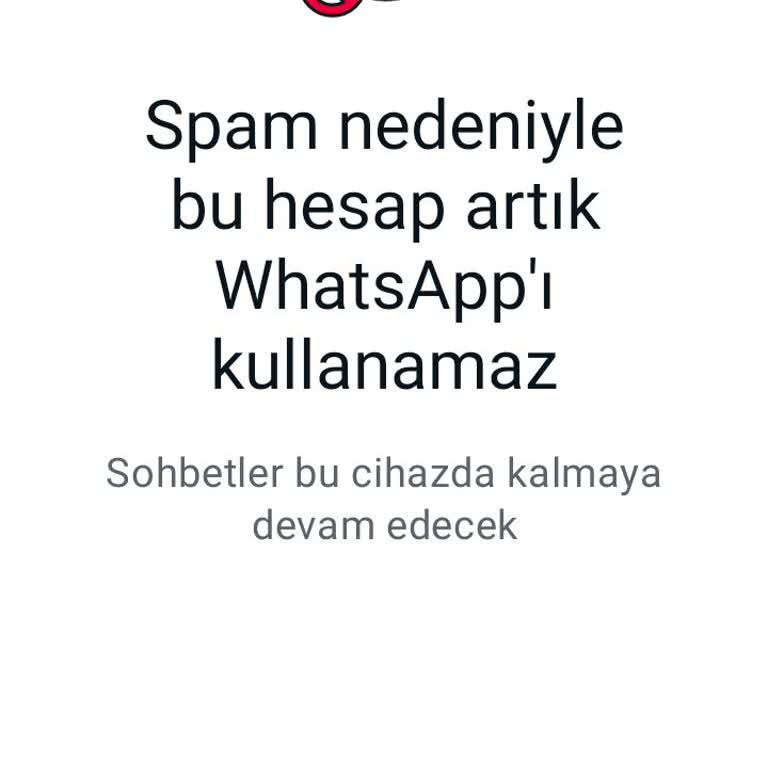 Reeder Whatsapp Spam Sebebiyle Kapalı