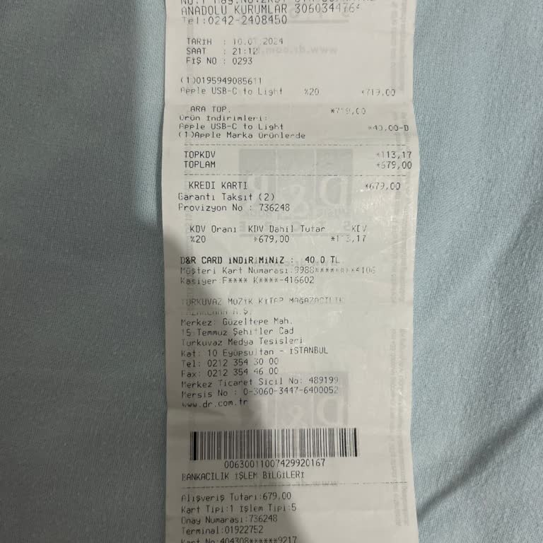 Markantalya D&R Sıfır Müşteri Memnuniyeti