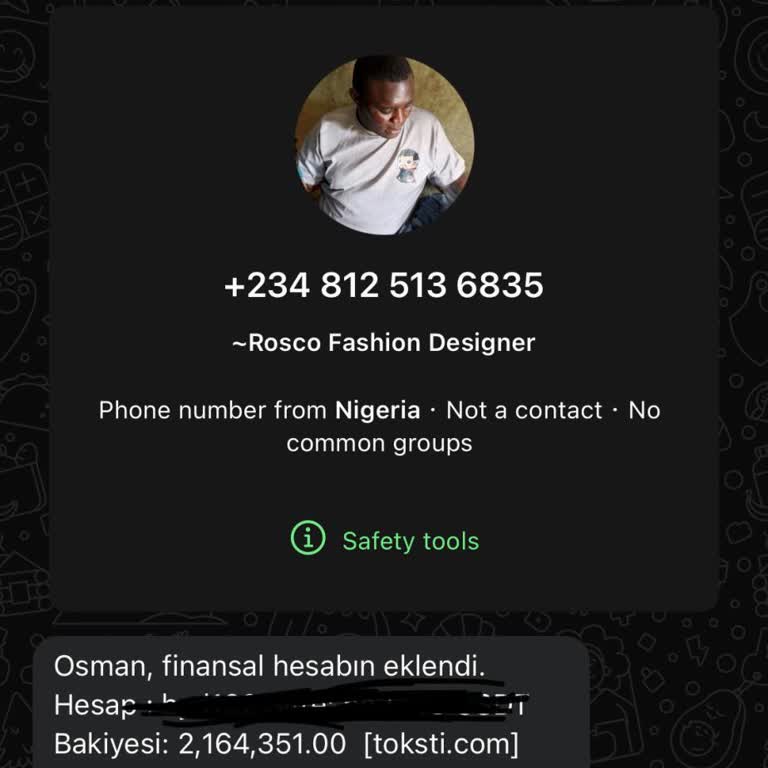 WhatsApp Dan Gelen Mesaj Tanımadığım Numara