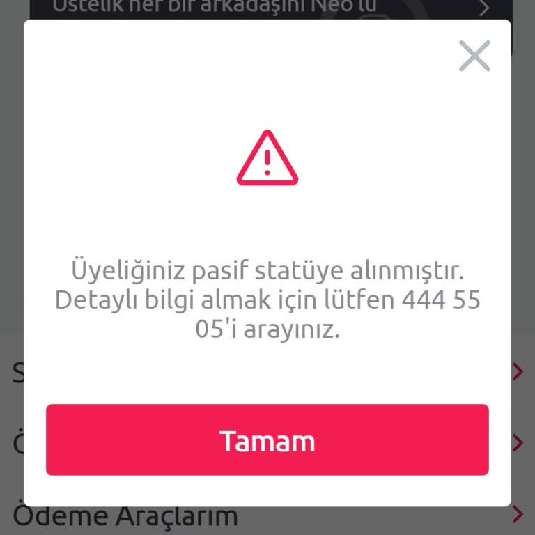 Tiktak Sebepsiz Üyeliği Pasife Alıyor Siliyor Sürüş Puanım 100