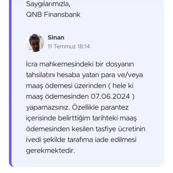 QNB Finansbank Hesabımdan Tasfiye Adı Altında Paramı Çekti