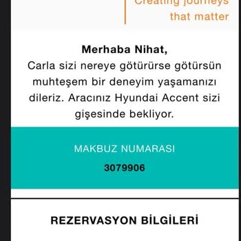 Carla Car Rental Carla Rent A Car Paramı İade Etmiyor.