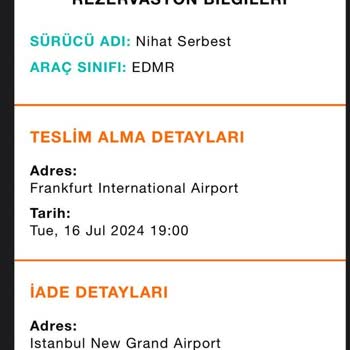 Carla Car Rental Carla Rent A Car Paramı İade Etmiyor.