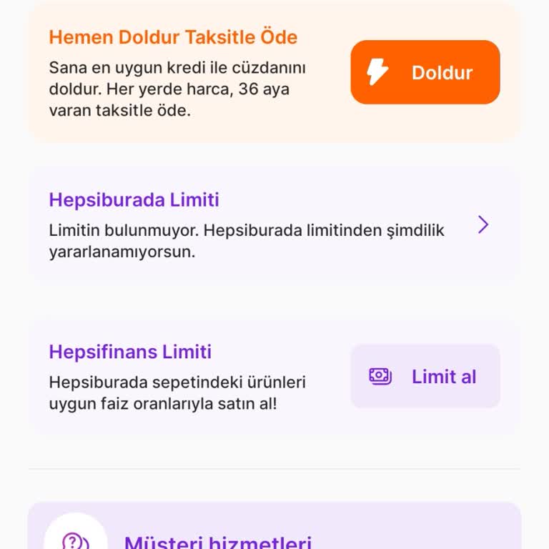 Hepsiburada Hepsipay Limiti Kapanması