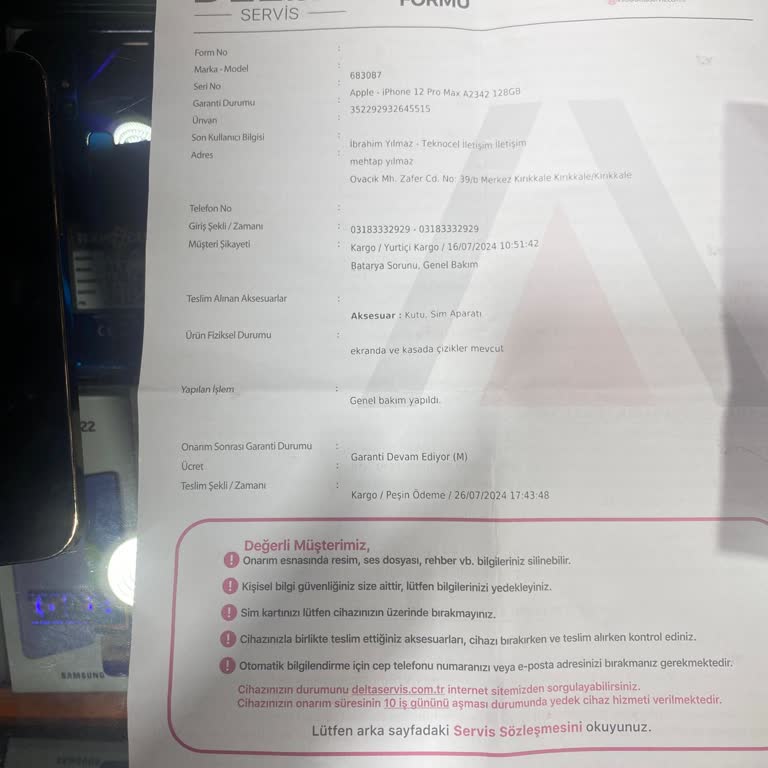 Vodafone Teknocell Bayisinden Aldığım Cihazda Gizli İşlemler Ve Eksik Bilgilendirme