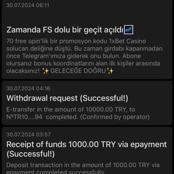 1xBet Ödeme Tamamlandı Denildi Ama Ödeme Yapılmadı!
