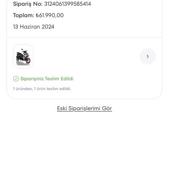 A101 Den Aldığım Motor İptal Olmuyor