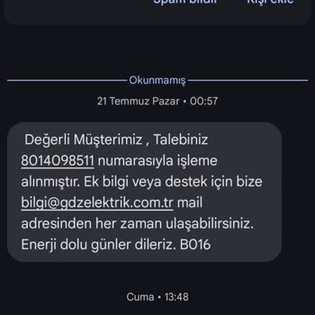 Gediz Elektrik Sokak Aydınlatmasına 10 Gündür Müdahale Etmiyor