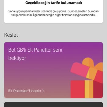 Vodafone Tarifemin Son Günü