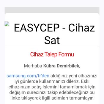 EasyCep Samsung Değişim Takas Kampanyası