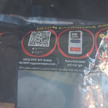 Nescafe Neapp Pakette Şifre Çıkmadı