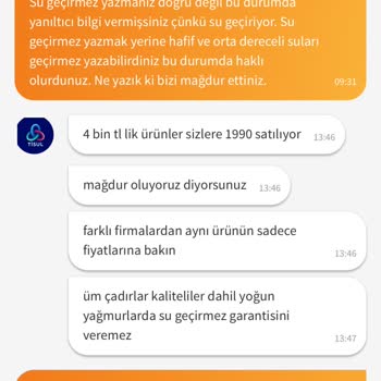 Trendyol Su Geçirmez Çadır Hayal Kırıklığı: Satıcı Tavrı Ve İade Sorunu