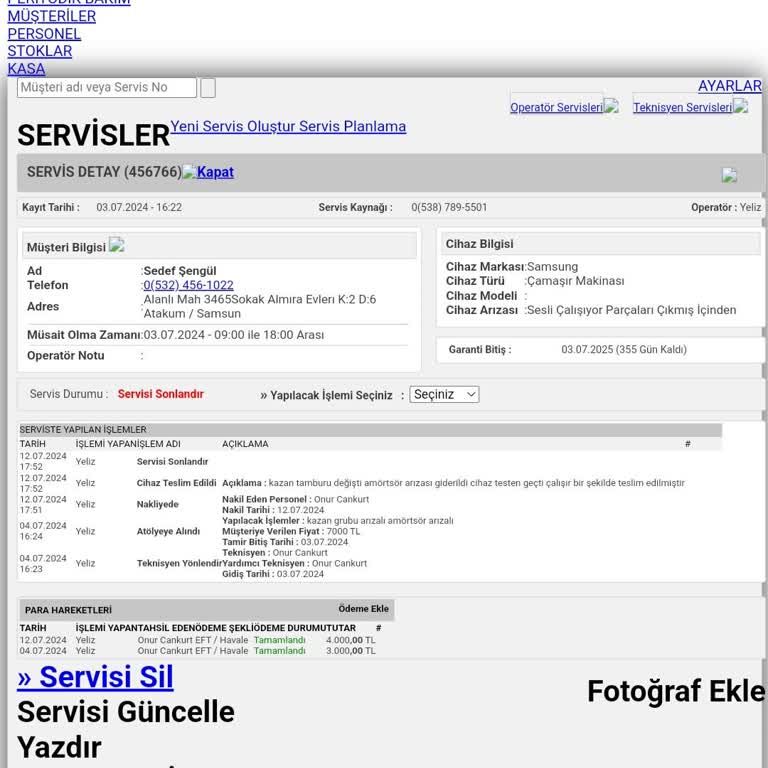 Samsung Anka İlkadım Beyaz Esya Tamir Servisi