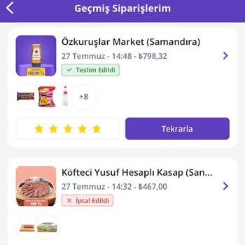 GETİR'İN Çelişkili Prosedürleri