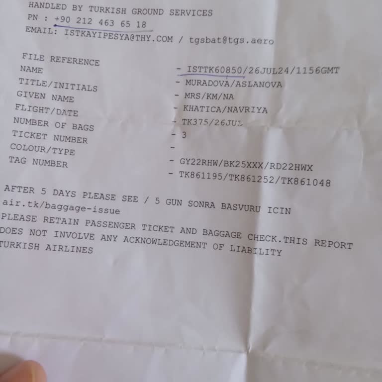 THY Kayıp Bagaj Elimize Ulaşmadı Halen 6. Gündeyiz